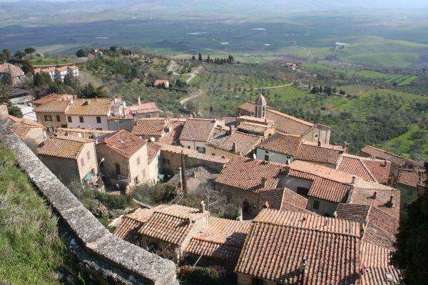 Val d'Orcia - die Gegend